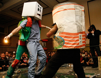 Kaiju in 3-D Battel Photo