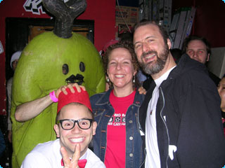 The Beav, Pedro, and Two Fans